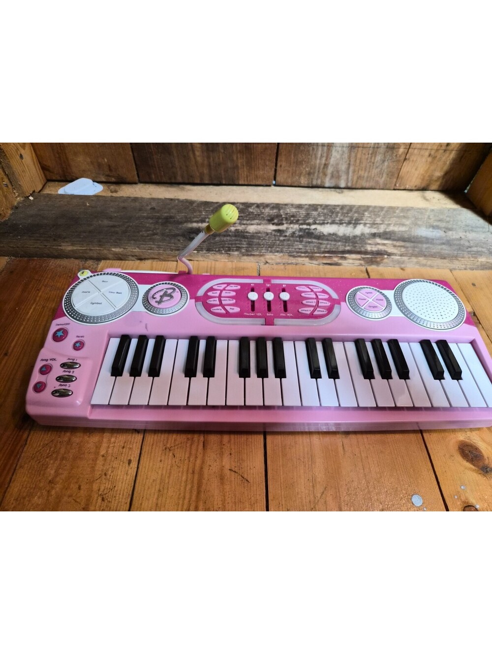 2006 Mattel Barbie Jam With Me Keyboard With Music Cartridge See Description